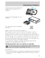 Предварительный просмотр 44 страницы Lincoln 2002 Continental Owner'S Manual