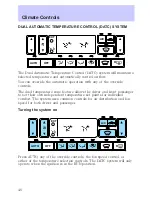 Предварительный просмотр 47 страницы Lincoln 2002 Continental Owner'S Manual