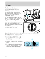 Предварительный просмотр 63 страницы Lincoln 2002 Continental Owner'S Manual