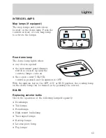 Предварительный просмотр 64 страницы Lincoln 2002 Continental Owner'S Manual