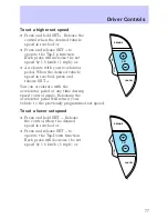 Предварительный просмотр 78 страницы Lincoln 2002 Continental Owner'S Manual