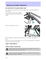 Предварительный просмотр 121 страницы Lincoln 2002 Continental Owner'S Manual