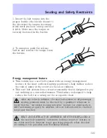 Предварительный просмотр 124 страницы Lincoln 2002 Continental Owner'S Manual