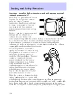 Предварительный просмотр 135 страницы Lincoln 2002 Continental Owner'S Manual