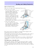 Предварительный просмотр 142 страницы Lincoln 2002 Continental Owner'S Manual