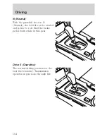 Предварительный просмотр 165 страницы Lincoln 2002 Continental Owner'S Manual