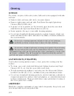 Предварительный просмотр 219 страницы Lincoln 2002 Continental Owner'S Manual