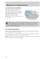 Предварительный просмотр 245 страницы Lincoln 2002 Continental Owner'S Manual