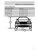 Предварительный просмотр 262 страницы Lincoln 2002 Continental Owner'S Manual