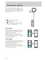 Предварительный просмотр 29 страницы Lincoln 2002 Town Car Owner'S Manual