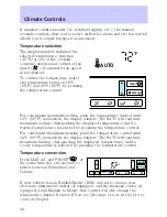 Предварительный просмотр 45 страницы Lincoln 2002 Town Car Owner'S Manual