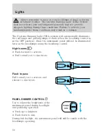 Предварительный просмотр 51 страницы Lincoln 2002 Town Car Owner'S Manual