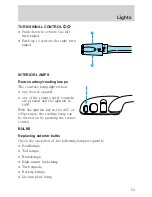 Предварительный просмотр 54 страницы Lincoln 2002 Town Car Owner'S Manual