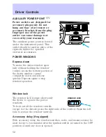 Предварительный просмотр 63 страницы Lincoln 2002 Town Car Owner'S Manual