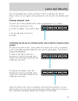 Предварительный просмотр 98 страницы Lincoln 2002 Town Car Owner'S Manual