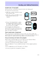 Предварительный просмотр 106 страницы Lincoln 2002 Town Car Owner'S Manual