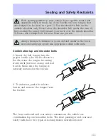 Предварительный просмотр 112 страницы Lincoln 2002 Town Car Owner'S Manual