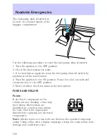 Предварительный просмотр 159 страницы Lincoln 2002 Town Car Owner'S Manual