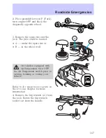 Предварительный просмотр 168 страницы Lincoln 2002 Town Car Owner'S Manual