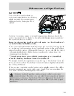 Предварительный просмотр 200 страницы Lincoln 2002 Town Car Owner'S Manual