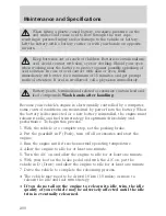 Предварительный просмотр 201 страницы Lincoln 2002 Town Car Owner'S Manual