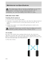 Предварительный просмотр 225 страницы Lincoln 2002 Town Car Owner'S Manual