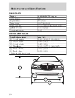 Предварительный просмотр 231 страницы Lincoln 2002 Town Car Owner'S Manual