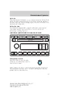 Preview for 27 page of Lincoln 2003 Navigator LS Owner'S Manual