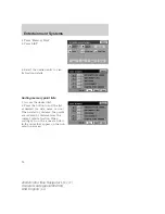 Preview for 78 page of Lincoln 2004 Navigator LS Owner'S Manual