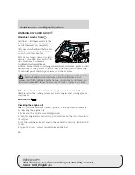 Предварительный просмотр 247 страницы Lincoln 2004 Town Car Owner'S Manual