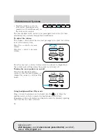 Предварительный просмотр 36 страницы Lincoln 2005 Navigator Owner'S Manual