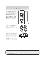 Предварительный просмотр 255 страницы Lincoln 2005 Navigator Owner'S Manual