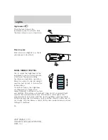 Предварительный просмотр 38 страницы Lincoln 2007 MKZ Owner'S Manual