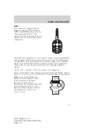 Предварительный просмотр 77 страницы Lincoln 2007 MKZ Owner'S Manual