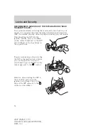 Предварительный просмотр 78 страницы Lincoln 2007 MKZ Owner'S Manual