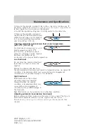 Предварительный просмотр 251 страницы Lincoln 2007 MKZ Owner'S Manual