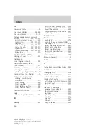 Предварительный просмотр 262 страницы Lincoln 2007 MKZ Owner'S Manual