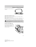 Предварительный просмотр 138 страницы Lincoln 2008 MKX Owner'S Manual