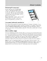 Предварительный просмотр 73 страницы Lincoln 2009 MKS Owner'S Manual