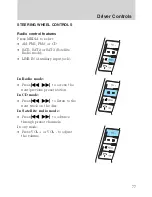 Предварительный просмотр 77 страницы Lincoln 2009 MKS Owner'S Manual