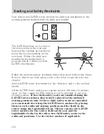 Предварительный просмотр 176 страницы Lincoln 2009 MKS Owner'S Manual