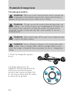 Предварительный просмотр 260 страницы Lincoln 2009 MKS Owner'S Manual