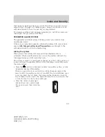 Preview for 102 page of Lincoln 2009 MKZ Owner'S Manual