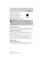 Preview for 6 page of Lincoln 2011 MKX Owner'S Manual