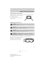 Preview for 123 page of Lincoln 2011 navigator Manual