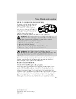 Предварительный просмотр 235 страницы Lincoln 2012 MKT Owner'S Manual