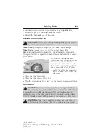 Предварительный просмотр 264 страницы Lincoln 2015 MKT Owner'S Manual