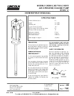 Предварительный просмотр 1 страницы Lincoln 282050 Owner'S/Operator'S Manual