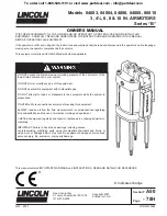 Предварительный просмотр 1 страницы Lincoln 84803 Owner'S Manual