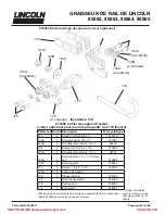 Предварительный просмотр 69 страницы Lincoln 85562 Manual